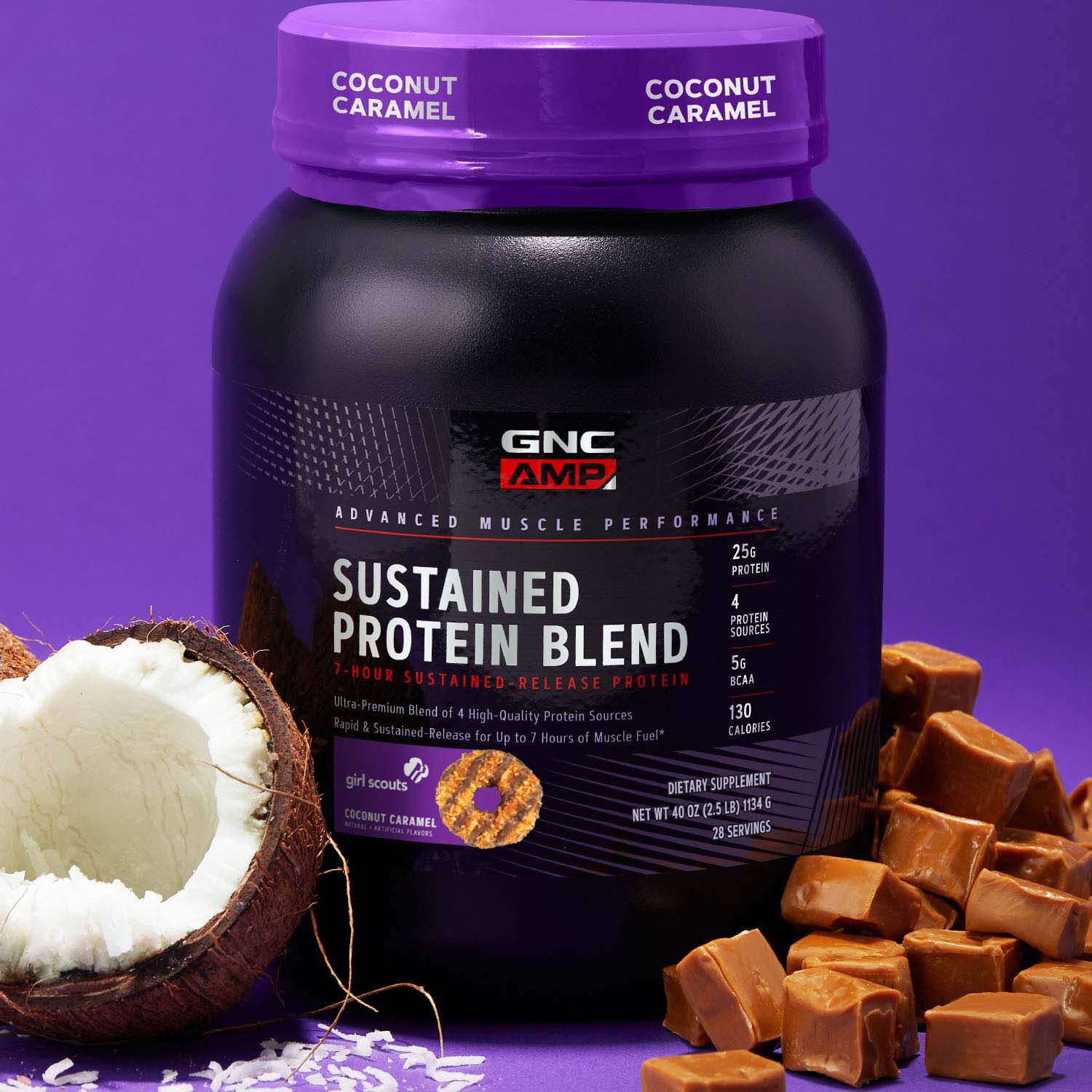 GNC AMP Sustained Protein Blend
